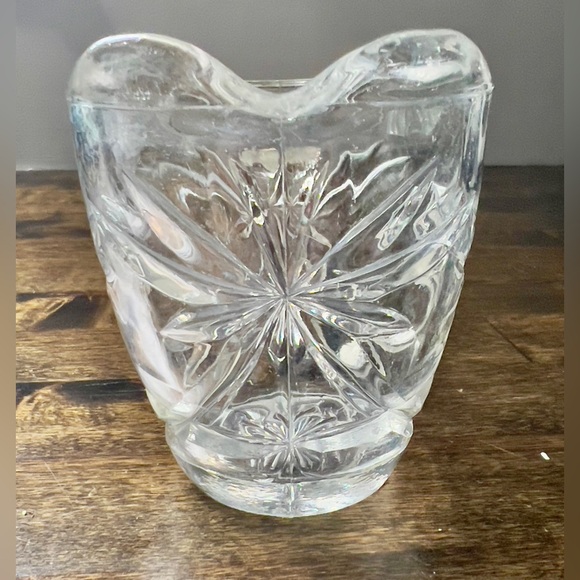 Vintage EAPC Anchor Hocking Glass Creamer with Handle Open Top 8 oz Capacity - Picture 4 of 7